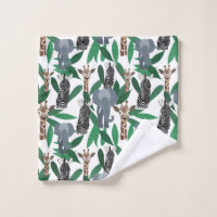 Vierge Zebra Elephant Giraffe Safari Animals