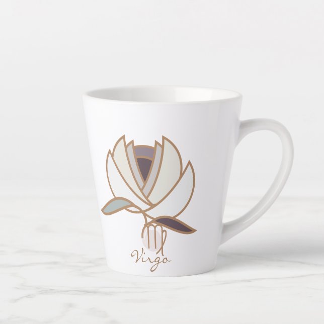 Vierge Zodiac Boho Café Mug (Droite)