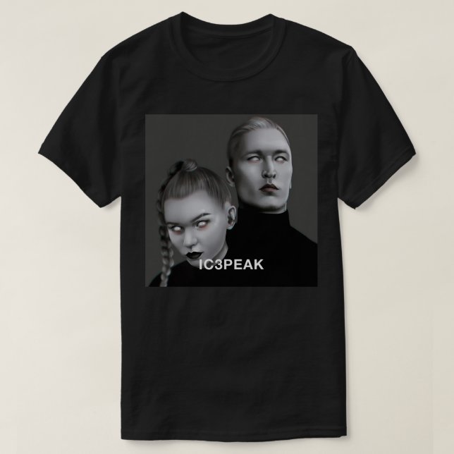 VIERIS Show IC3PEAK Eisspitze Welttournee 2021 Pos T-Shirt (Design vorne)