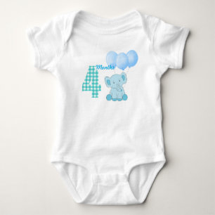 Viermonatiger Babykarosserieanzug Baby Strampler