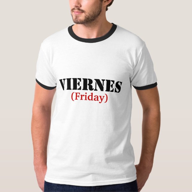 VIERNES (Freitag) T-Shirt (Vorderseite)
