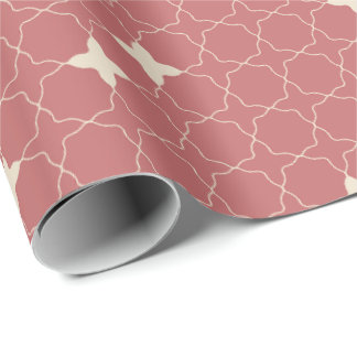 Vierpass geometrisches Muster Geschenkpapier