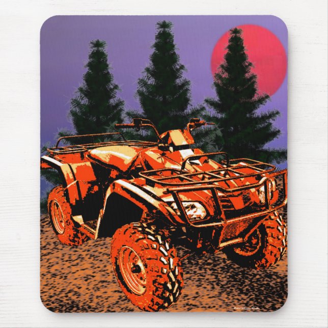 Vierrad-Mouspad Mousepad (Vorne)