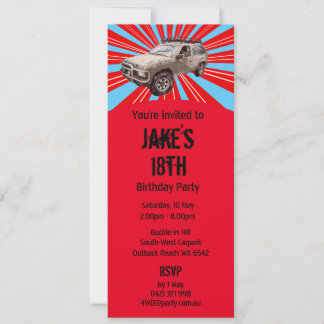 Vierradantrieb Einladung