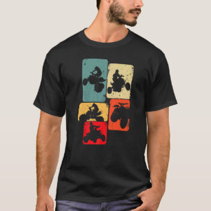 Vierradfahrer ATV 4 Radfahrer Quad Men Jungs Kinde T-Shirt