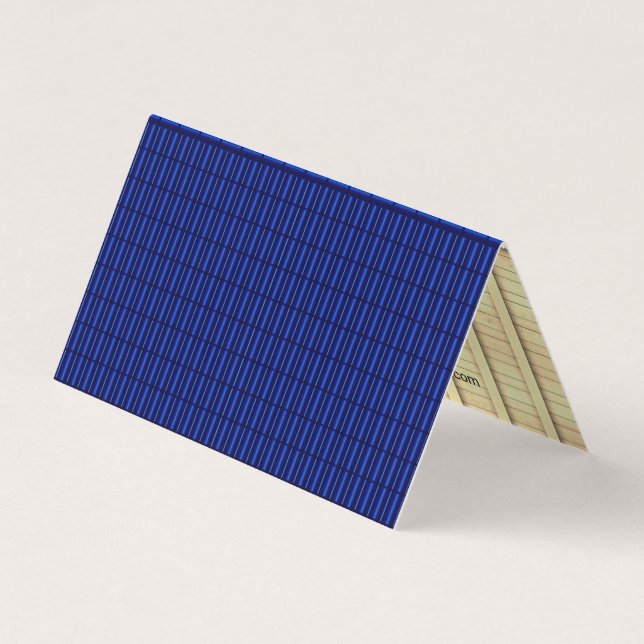 Vierseitiges Dachgepäckunternehmen Blue Roof Compa Visitenkarten (Vorderseite)