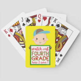 VIERSTGRAD HIER SEHEN, KOMME ICH lustig niedlich Spielkarten