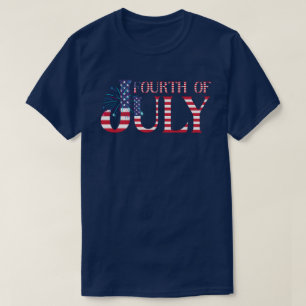 Viert-Juli-Feuerwerk T-Shirt