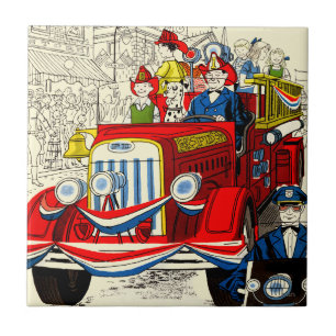 Viert-Juli-Parade Fliese