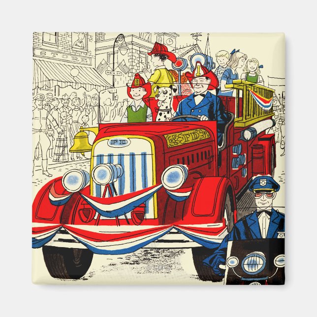 Viert-Juli-Parade Magnet (Vorne)