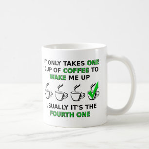 Vierte Ein Tasse Lustiger Becher
