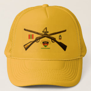 Vierte Infanterie-Regiment-Kreuz-Gewehre Truckerkappe