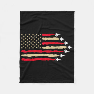 Vierte Ju-Jet-Jet-Flugzeug der Patriotischen USA Fleecedecke