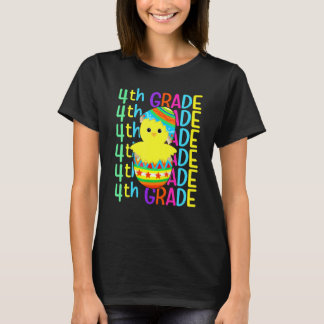 Vierte Klasse Huhn Knack das Ei Ostertag Junge T-Shirt
