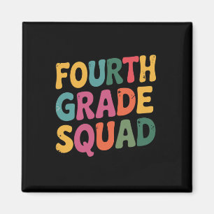 Vierte Klasse Squad 4. Lehrer Crew Ck Zur Schule T Magnet