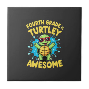 Vierte Klasse Turtle-y Toller erster Tag der viert Fliese