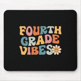 Vierte Klasse - Viertklässler - Retro 1. Tag Mousepad