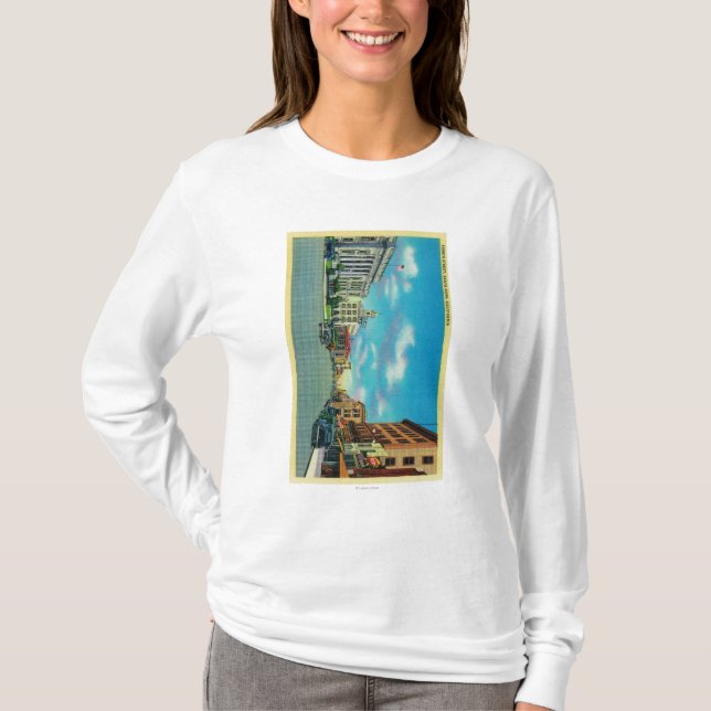 Vierte Straße in Santa Rosa, CASanta Rosa, CA T-Shirt (Vorderseite)