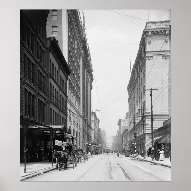 Vierte Straße Poster (Vorne)