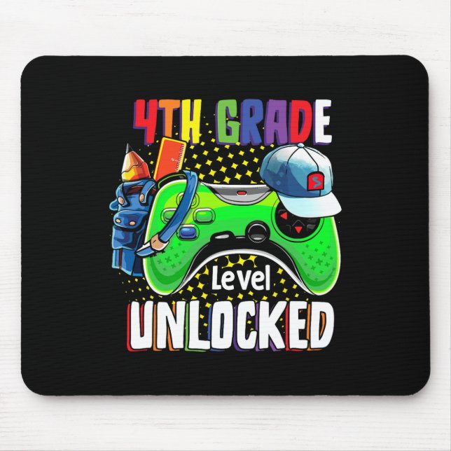Vierte Stufe frei für Schulvideo G Mousepad (Vorne)