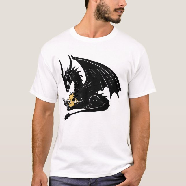 Vierte Wing Dragons gemeinsam Niedliches Tairn les T-Shirt (Vorderseite)