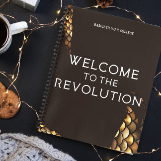 Vierte Wing-Welcome to the Revolution Notizbuch