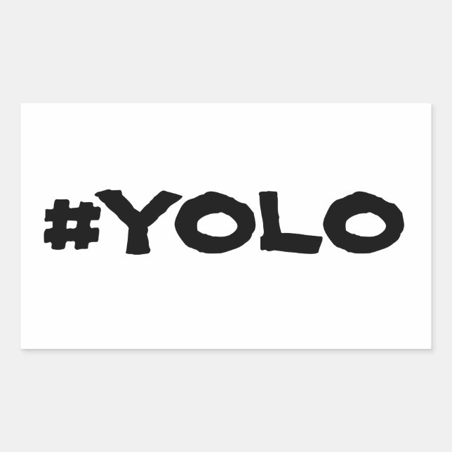 VIERTEILE - JOLO-STICKER RECHTECKIGER AUFKLEBER (Vorderseite)