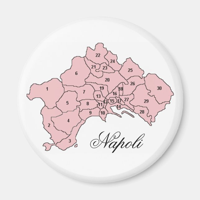 Viertel von Neapel, Napoli Magnet (Vorne)