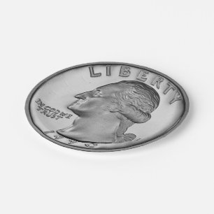 ViertelpapierTeller Pappteller