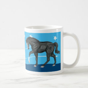 Viertelpferd träumt Tasse