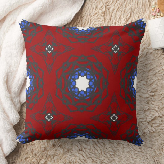 Vierter Band Kaleidoskop Art sechzehn Kissen (Decke)