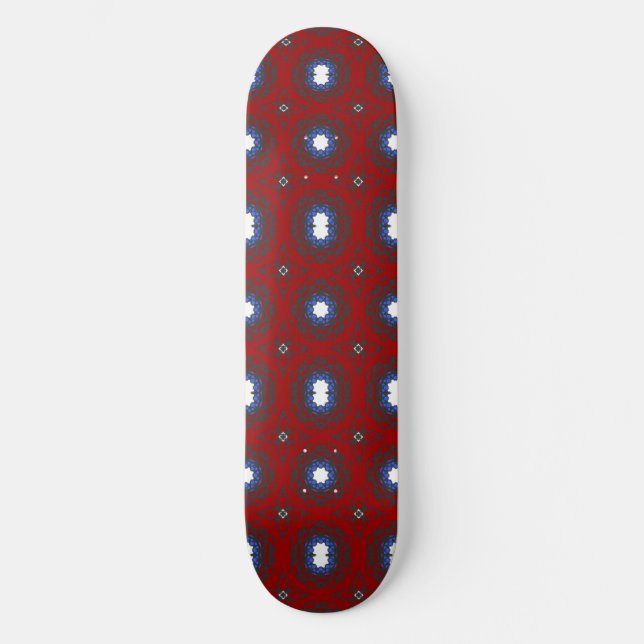 Vierter Band Kaleidoskop Art sechzehn Skateboard (Vorderseite)