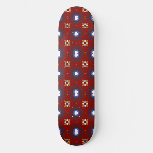 Vierter Band Kaleidoskop-Kunst achtzehn Skateboard (Vorderseite)