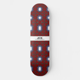 Vierter Band Kaleidoskop Kunst dreizehn Skateboard