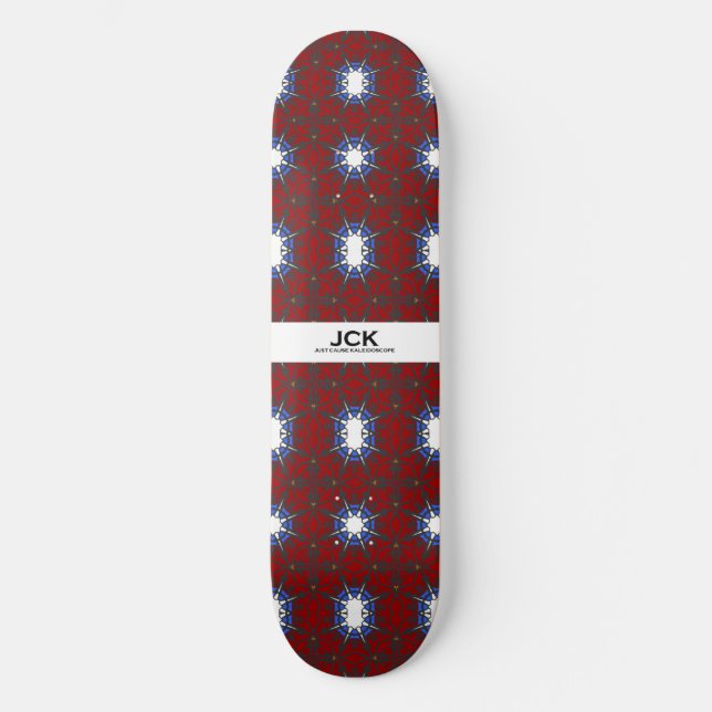 Vierter Band Kaleidoskop Kunst dreizehn Skateboard (Vorderseite)