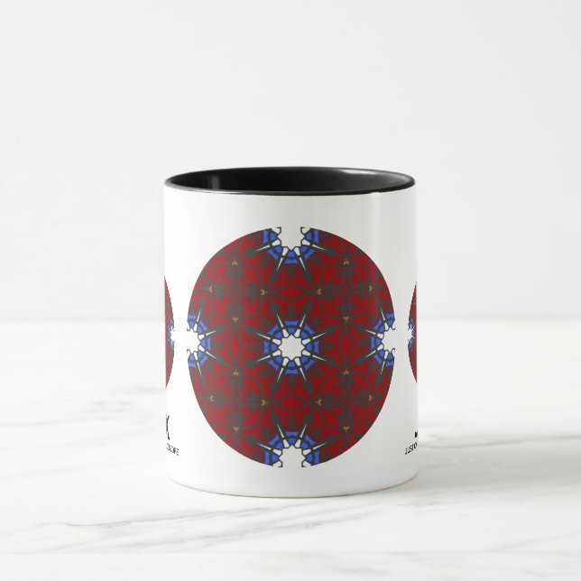 Vierter Band Kaleidoskop Kunst dreizehn Tasse (Zentrum)