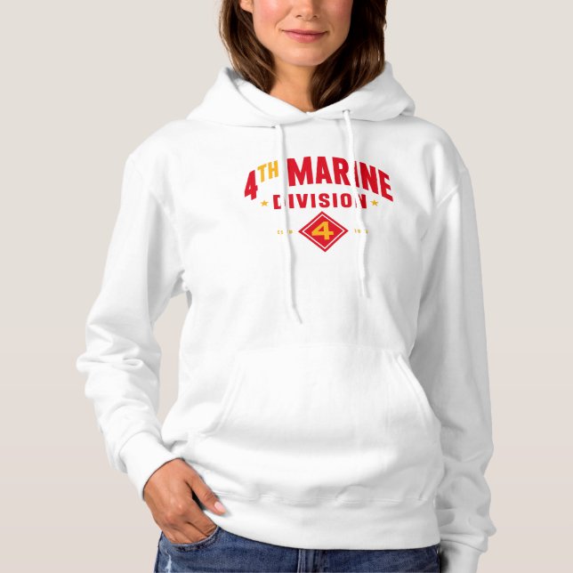 Vierter Bereich "Bekämpfung von Frauen" Hoodie (Vorderseite)