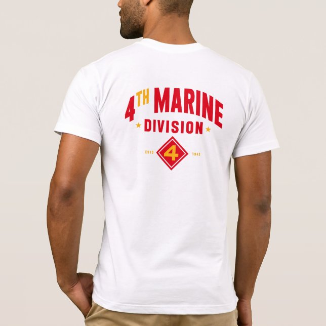 Vierter Bereich Meerespolitik "Vierter Zoll" T-Shirt (Rückseite)