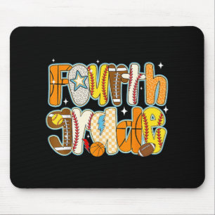 Vierter Boy Baseball Basketball Fußball der vierte Mousepad