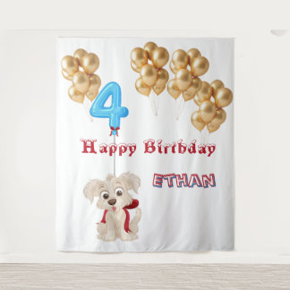Vierter Geburtstag  Wandteppich