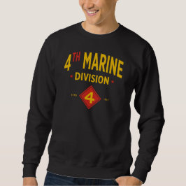 Vierter Geschäftsbereich Marine Militärische Staat Sweatshirt