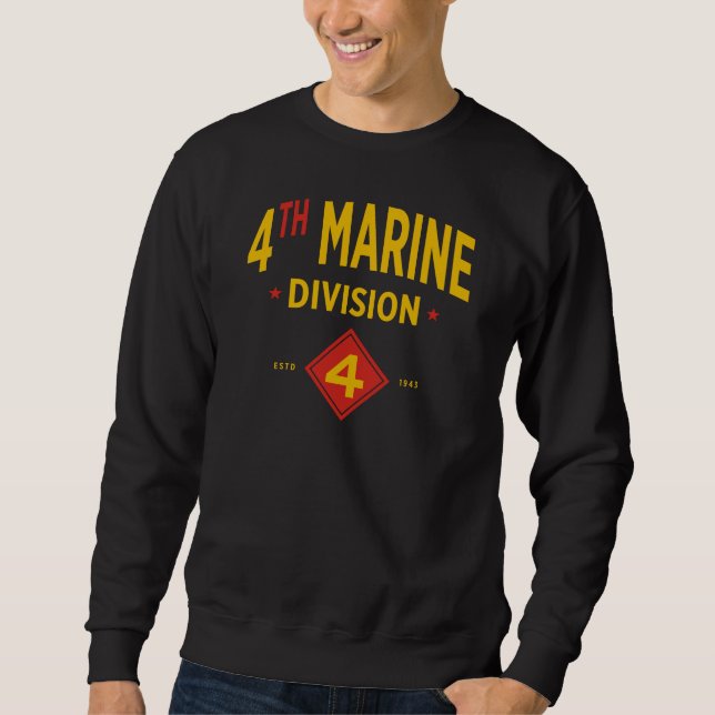 Vierter Geschäftsbereich Marine Militärische Staat Sweatshirt (Vorderseite)