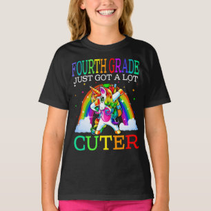Vierter Grad gerade ein viel Niedlicheres Einhorn  T-Shirt