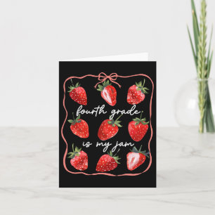 Vierter Grad ist mein Strawberry-Coquette-Marmelad Karte