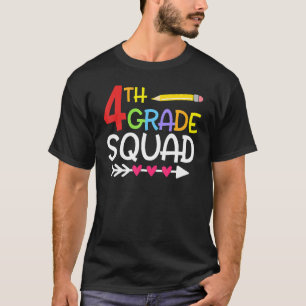 Vierter Grade Pencil Niedlich 4. Grade Squad Lehre T-Shirt