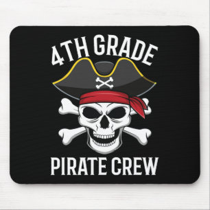 Vierter Grade Pirate Crew Halloween Kostümstudent Mousepad