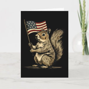 Vierter Juli 4. Juli Patriotische amerikanische Fl Karte