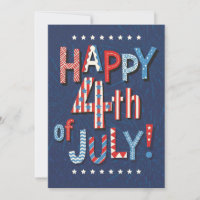 Vierter Juli Kunst Patriotische Feier Kunstwerk H