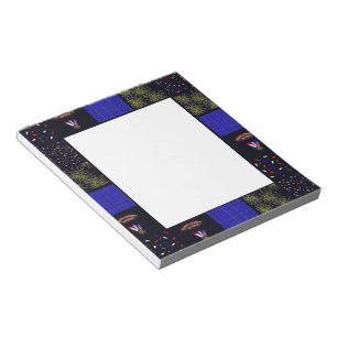 Vierter Juli-Patchwork-Muster - 4. Juli Notizblock