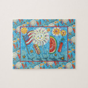 VIERTER JULI UMZUG & FEUERWERK FEIERTAG